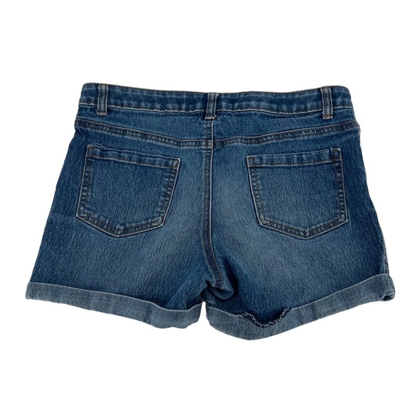 Cherokee Adjustable Waist Cuffed Hem Jean Shorts Size 28 Women's - Picture 3 of 5